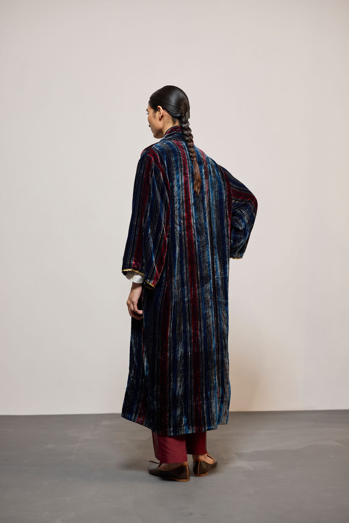 VELVET STRIPE BLUE (OVERLAY)