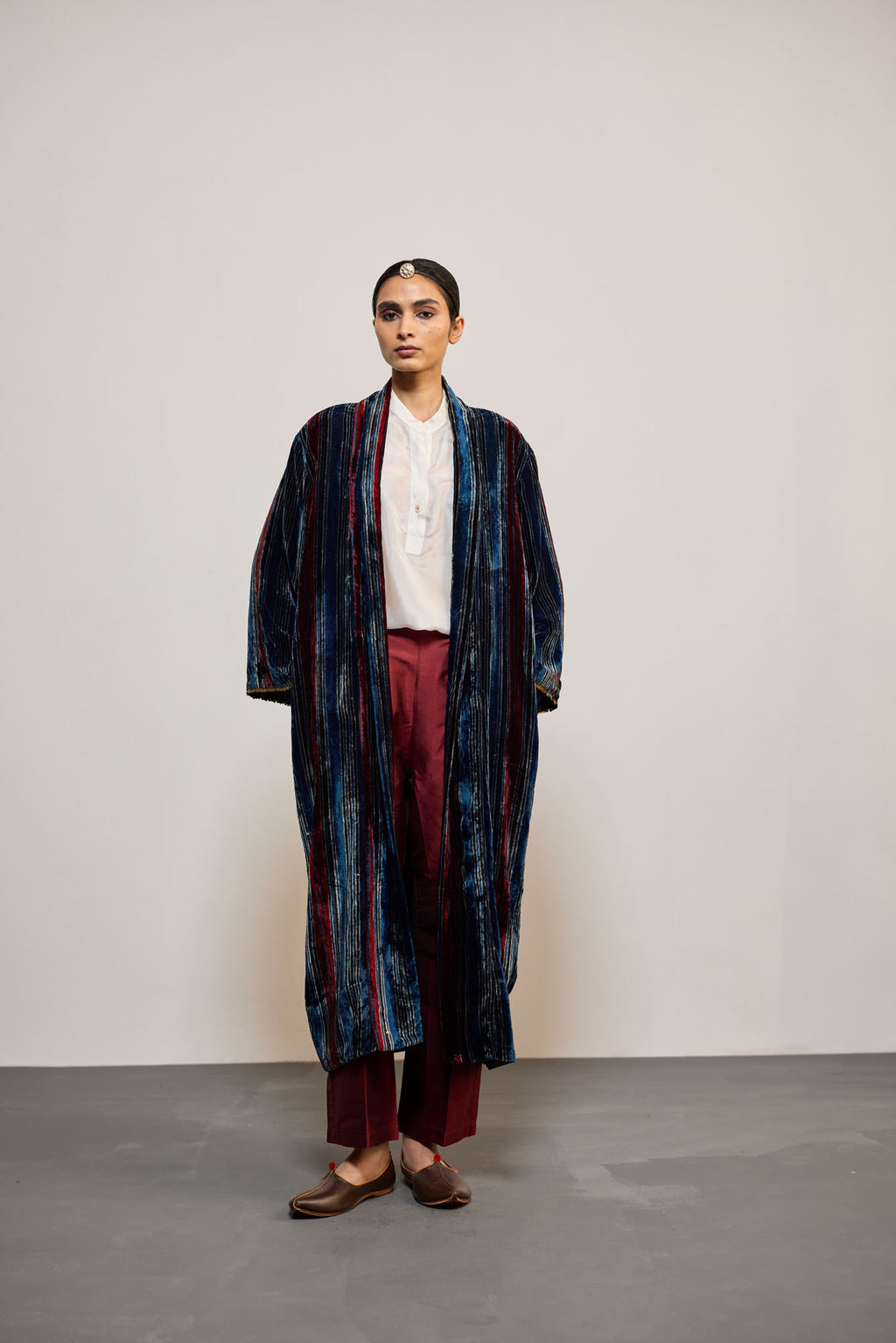 VELVET STRIPE BLUE (OVERLAY)
