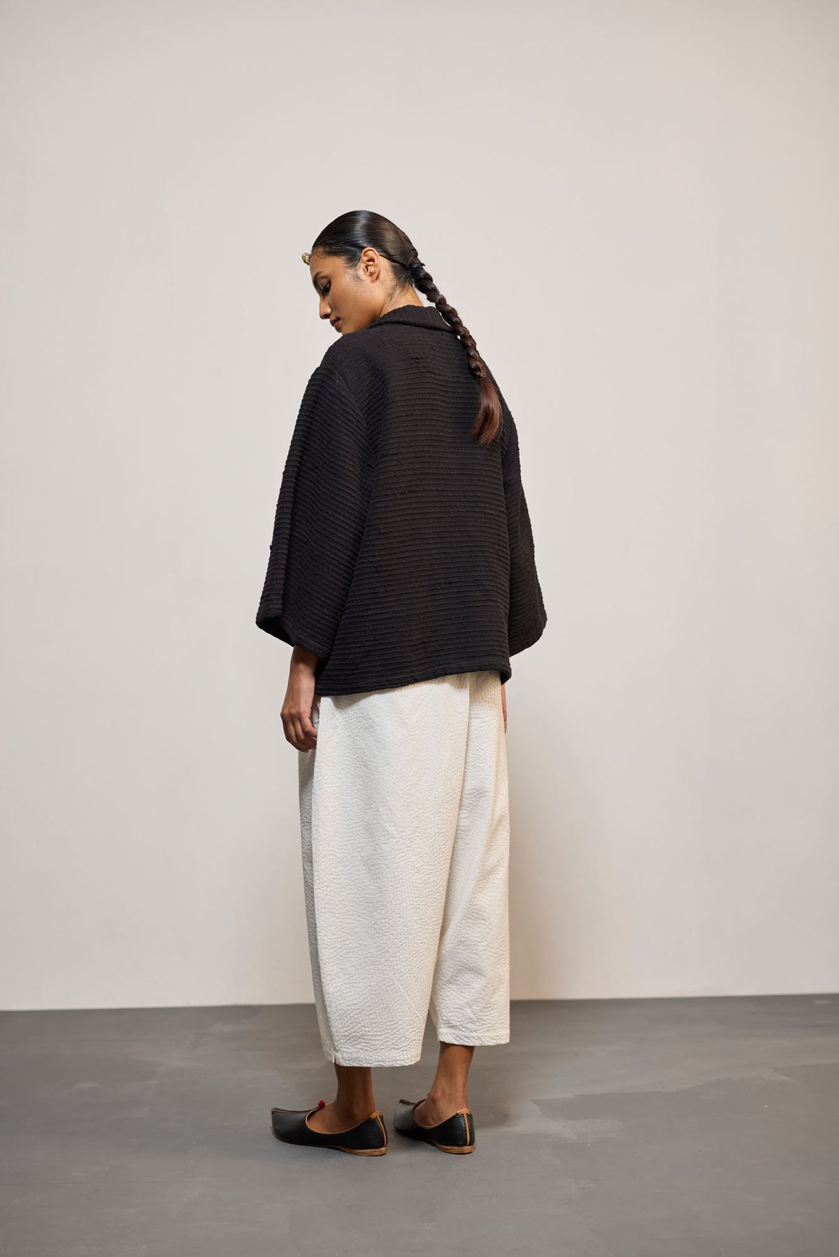 BLACK WOVEN 4 (OVERLAY / JACKET)