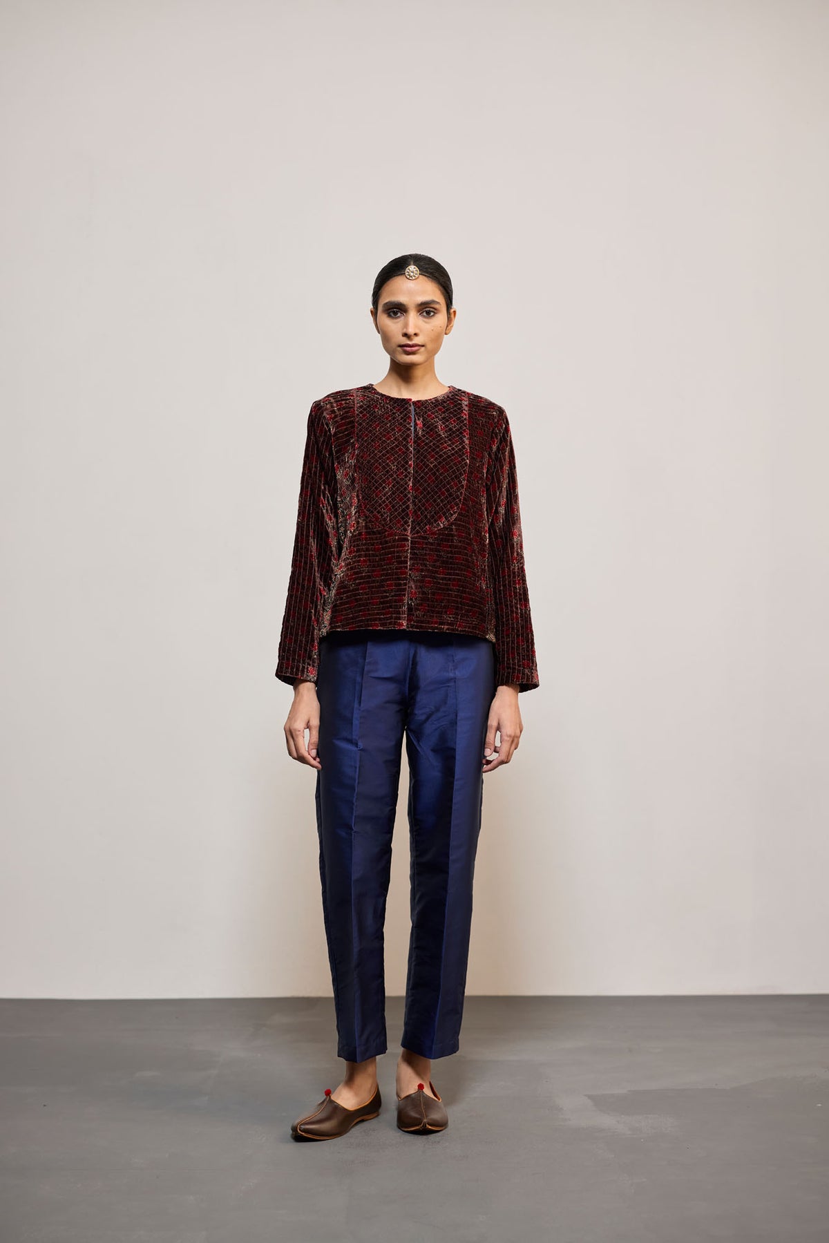 RED VELVET PRINT (COATIE/JACKET)