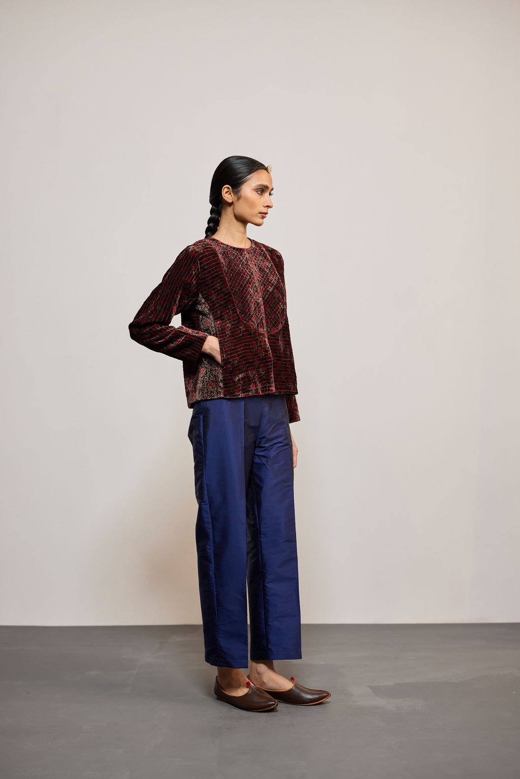 RED VELVET PRINT (COATIE/JACKET)