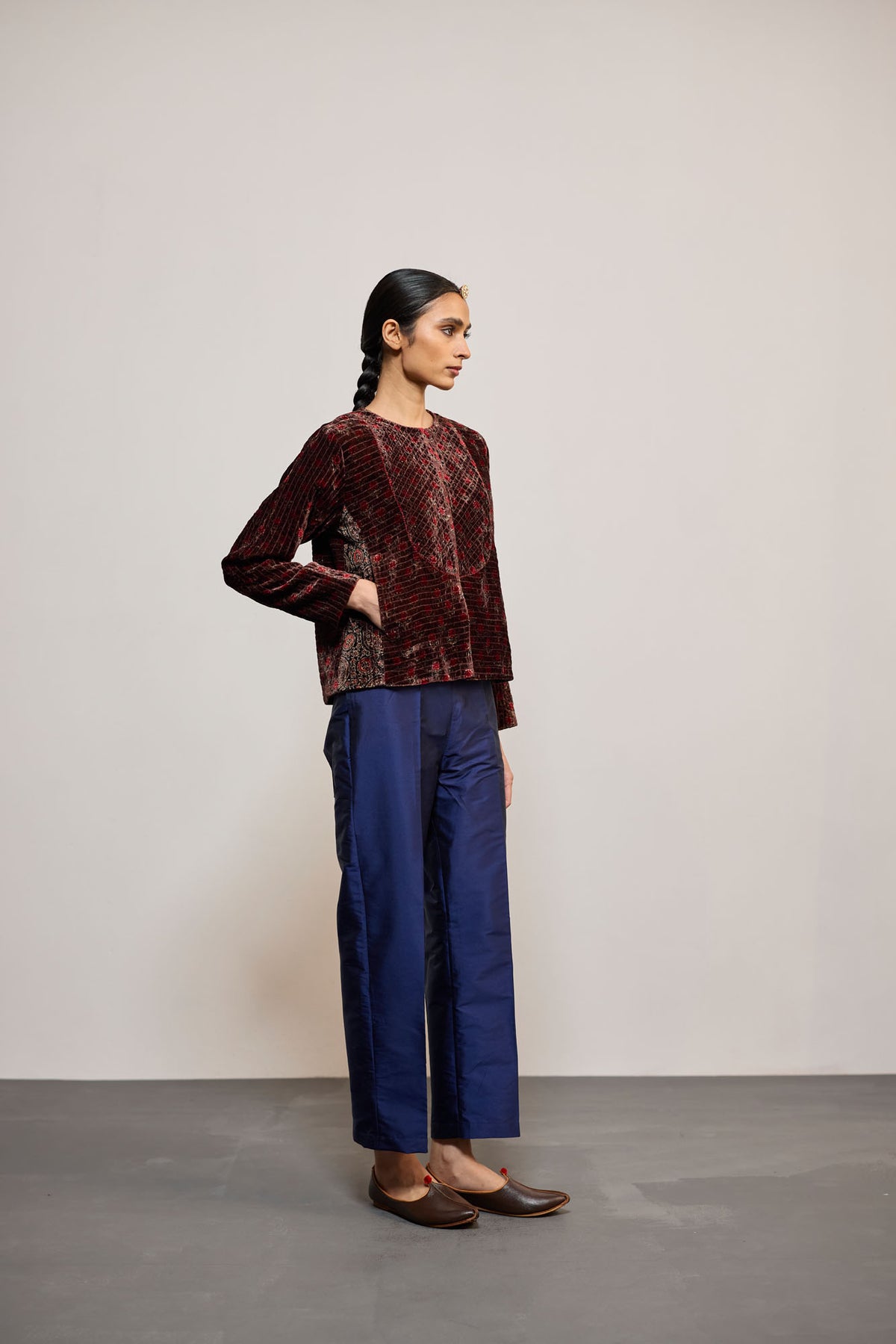 RED VELVET PRINT (COATIE/JACKET)