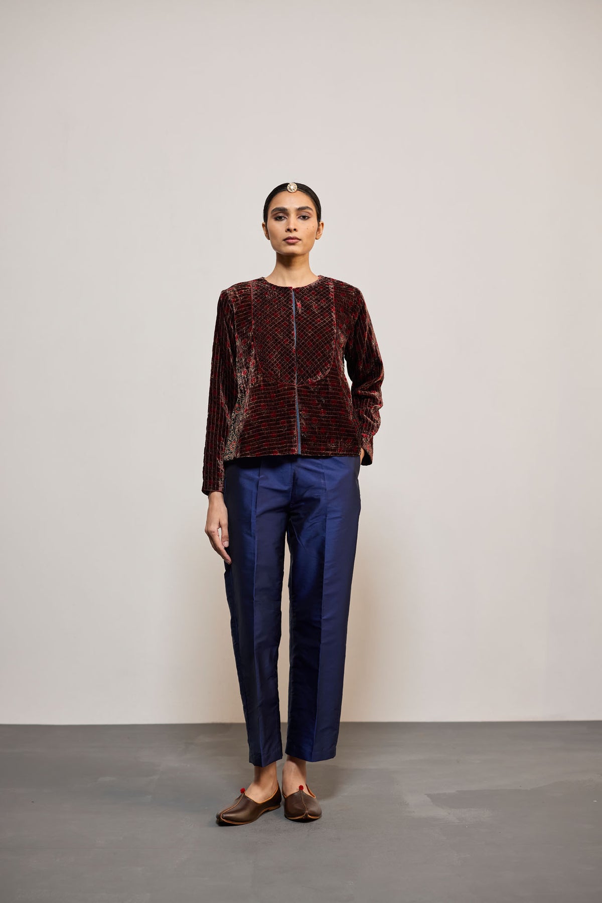 RED VELVET PRINT (COATIE/JACKET)
