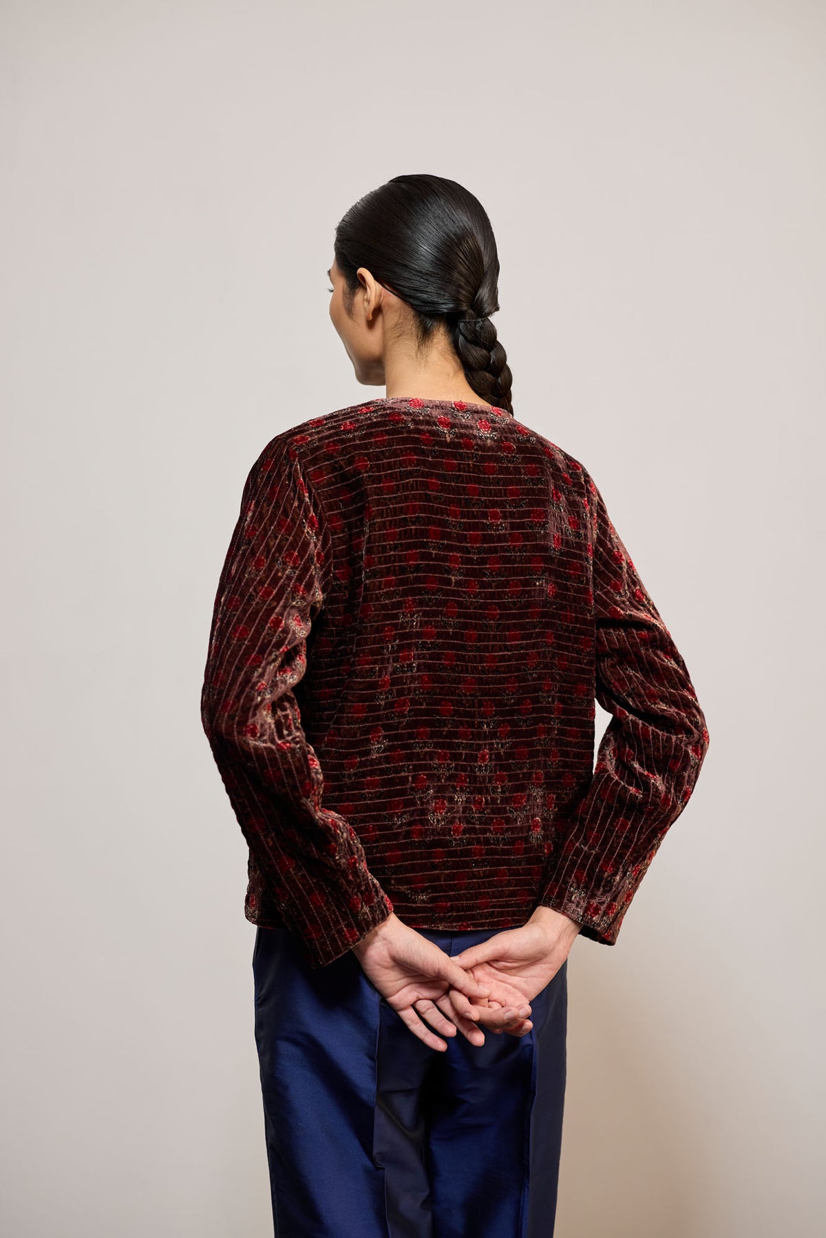 RED VELVET PRINT (COATIE/JACKET)