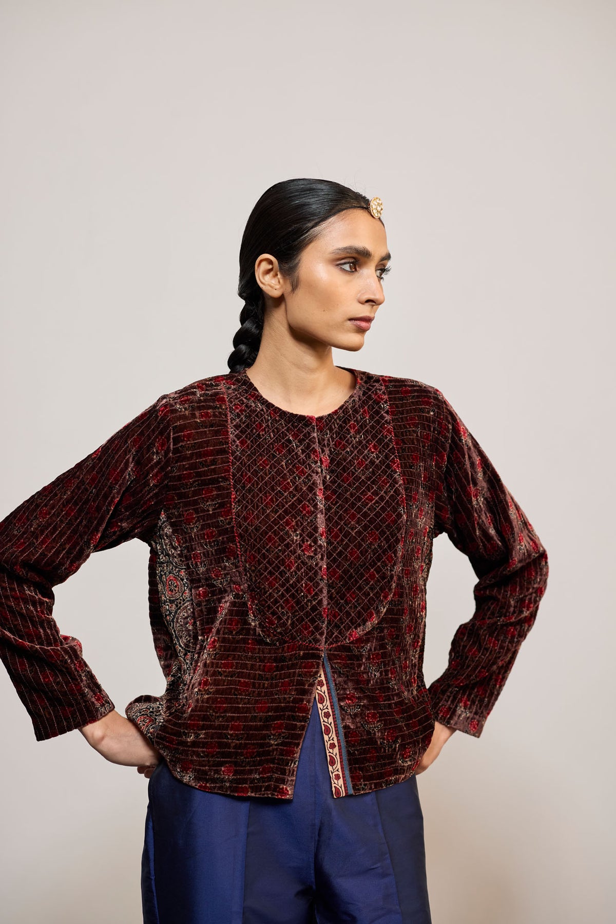 RED VELVET PRINT (COATIE/JACKET)