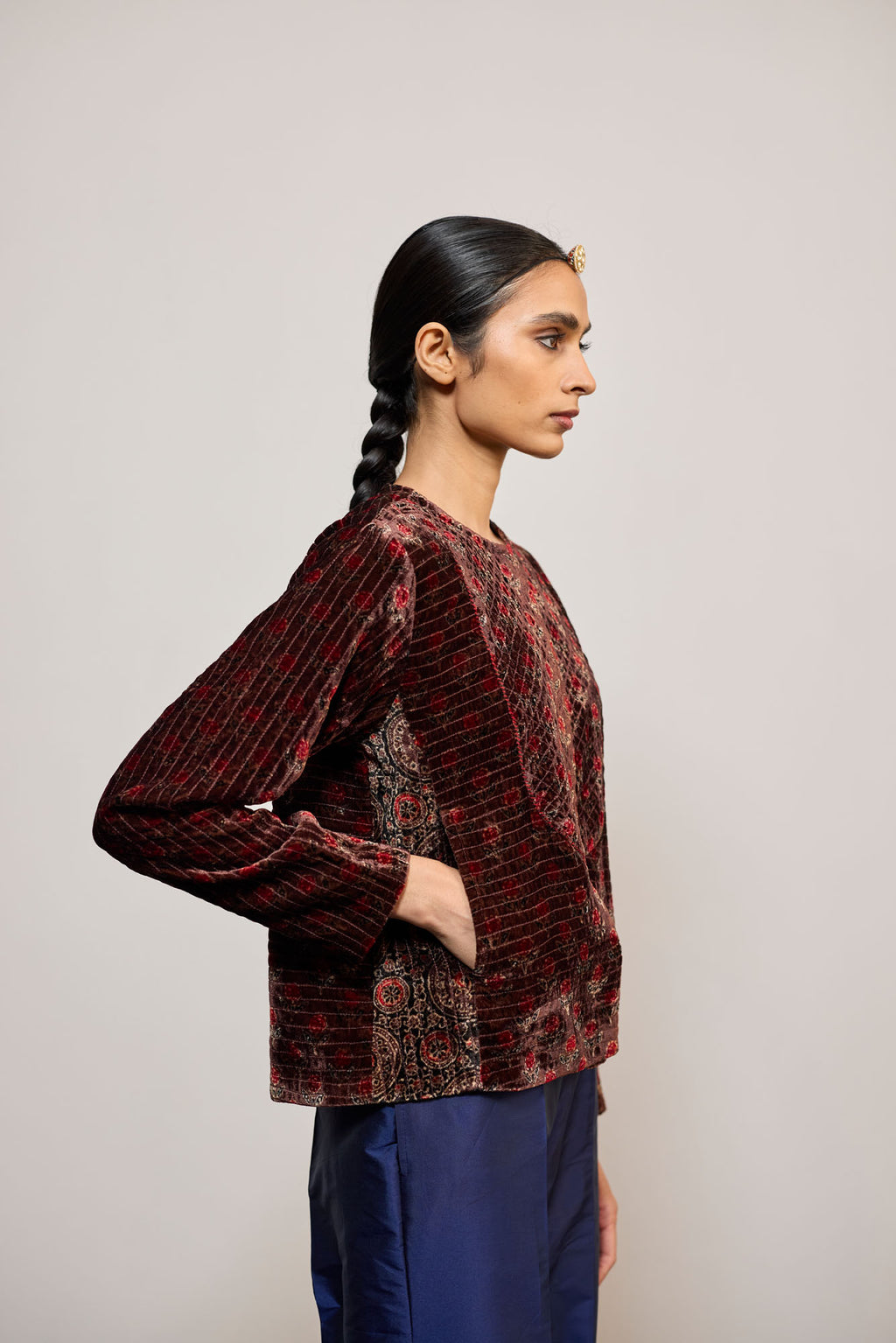 RED VELVET PRINT (COATIE/JACKET)