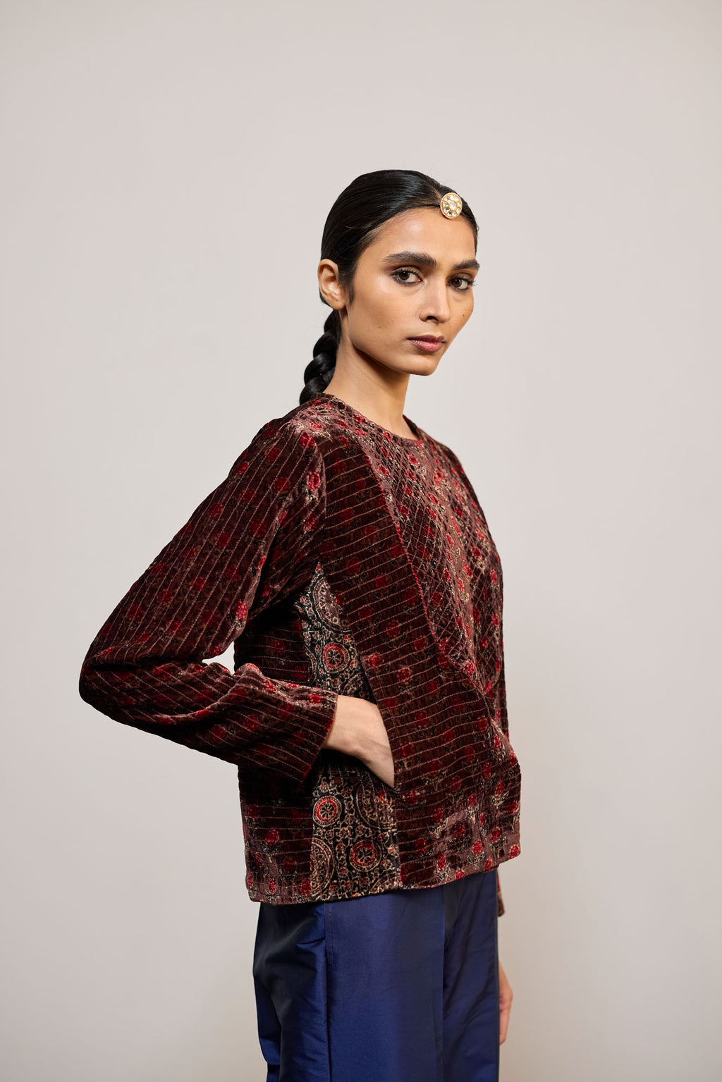 RED VELVET PRINT (COATIE/JACKET)