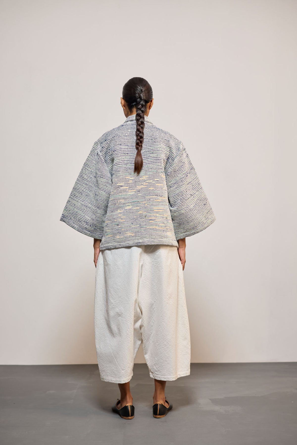 WOVEN 5 WHITE MIX (OVERLAY / JACKET)