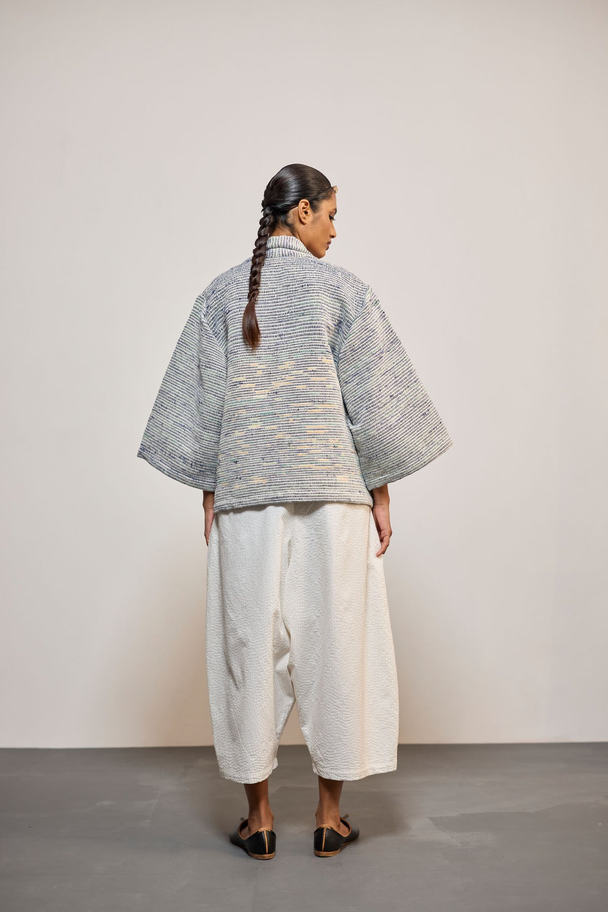 WOVEN 5 WHITE MIX (OVERLAY / JACKET)
