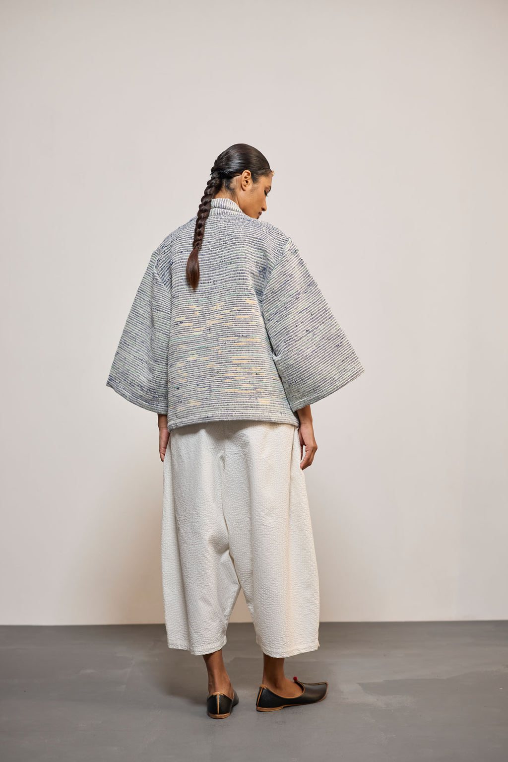 WOVEN 5 WHITE MIX (OVERLAY / JACKET)