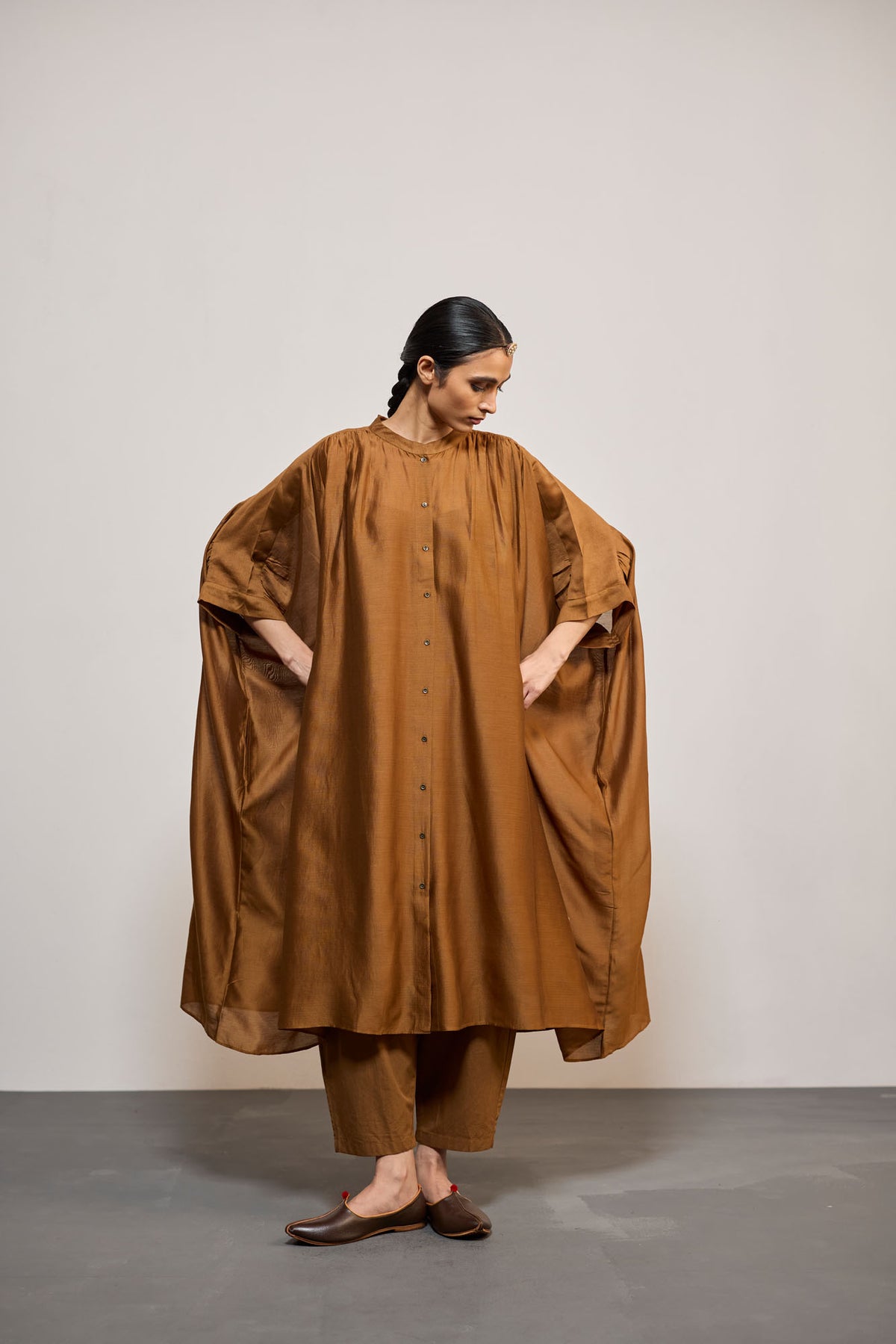 KAFTAN BROWN (SUIT SET)
