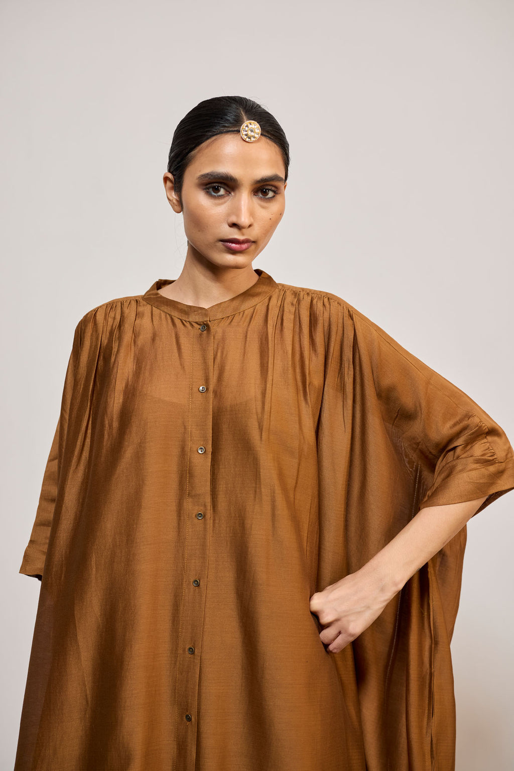 KAFTAN BROWN (SUIT SET)