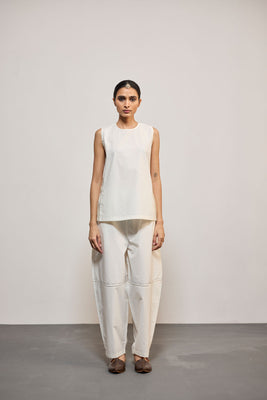 IVORY BARELL PANT
