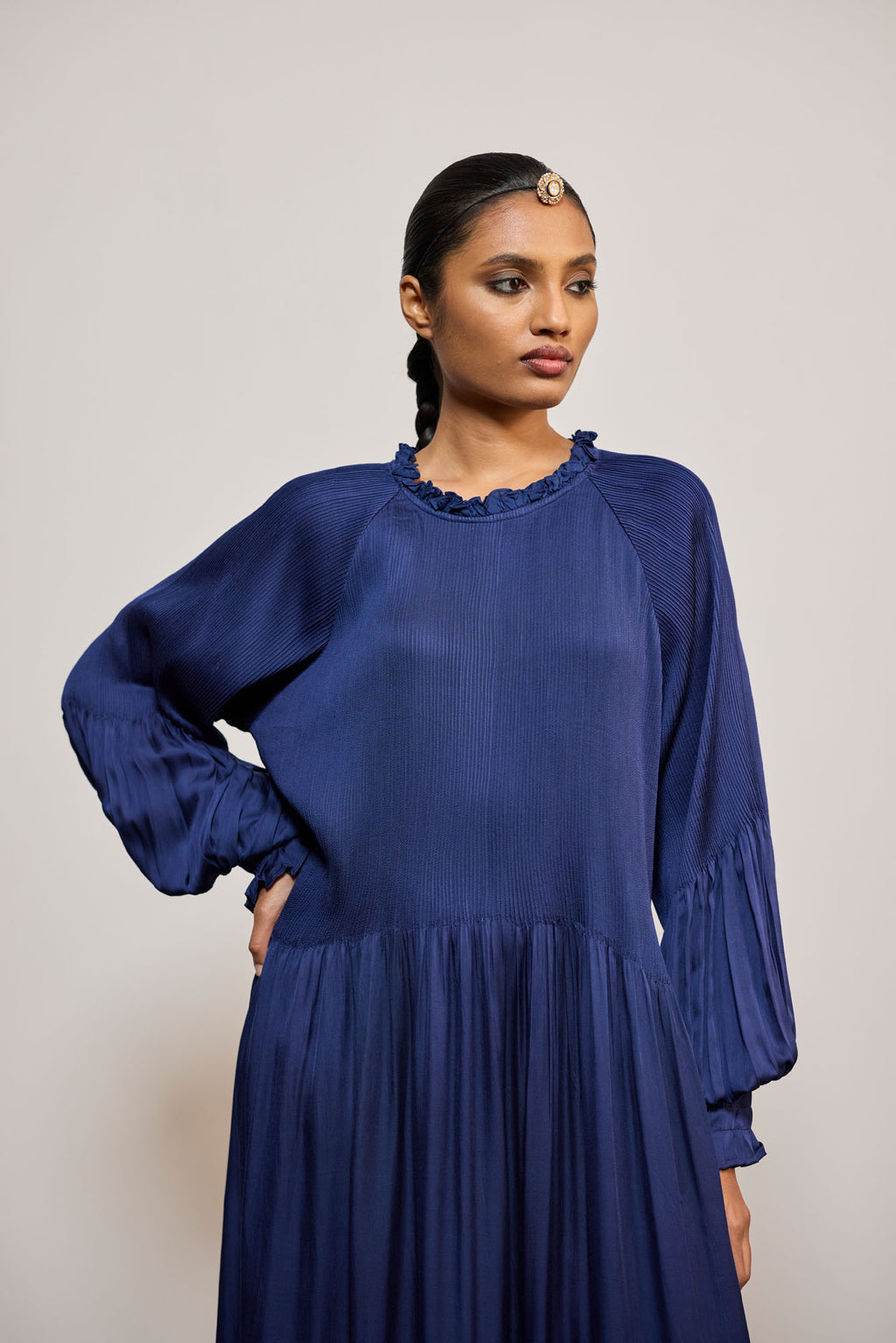 BLUE PINTUCK (DRESS)