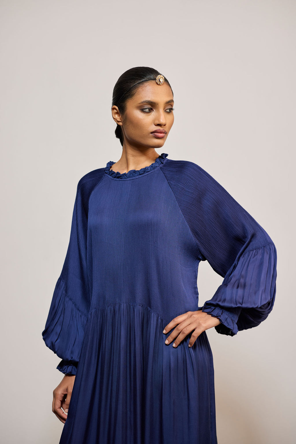 BLUE PINTUCK (DRESS)