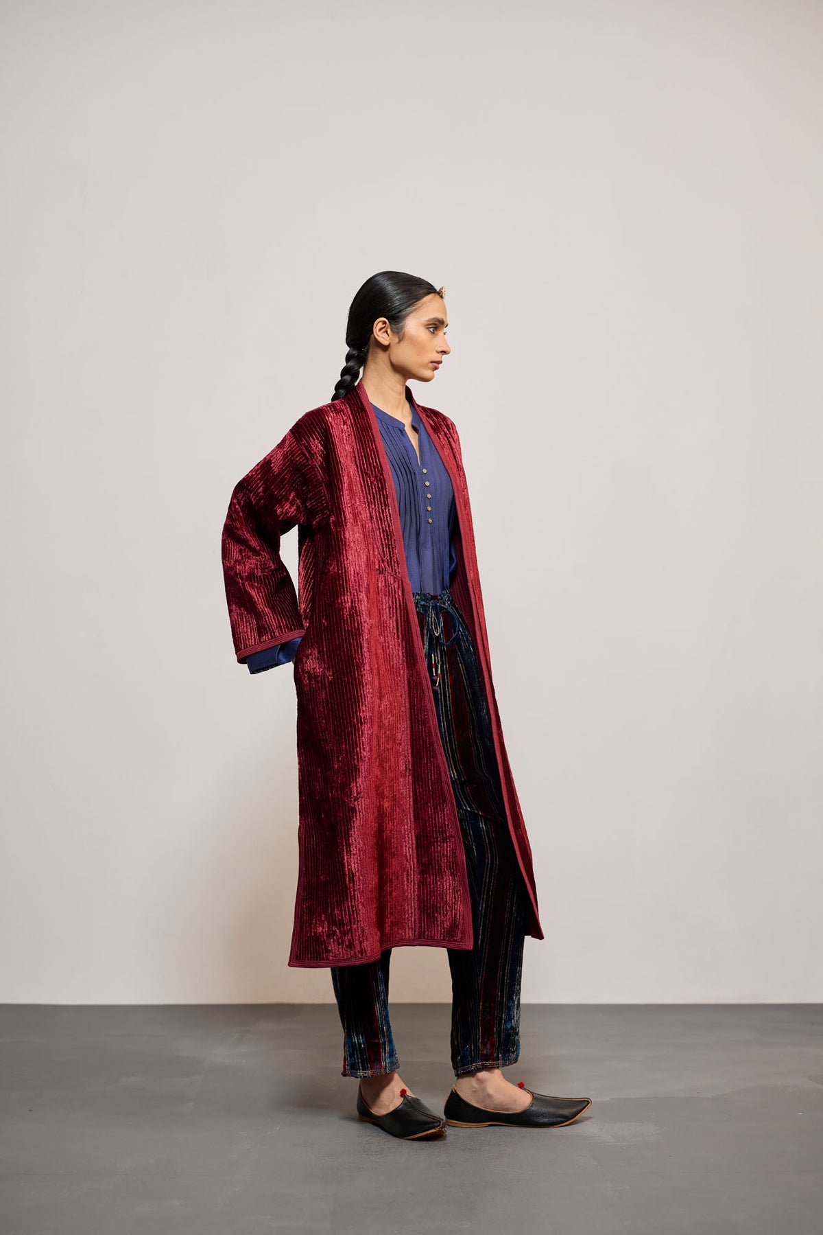 AJA VELVET OXBLOOD (JACKET)