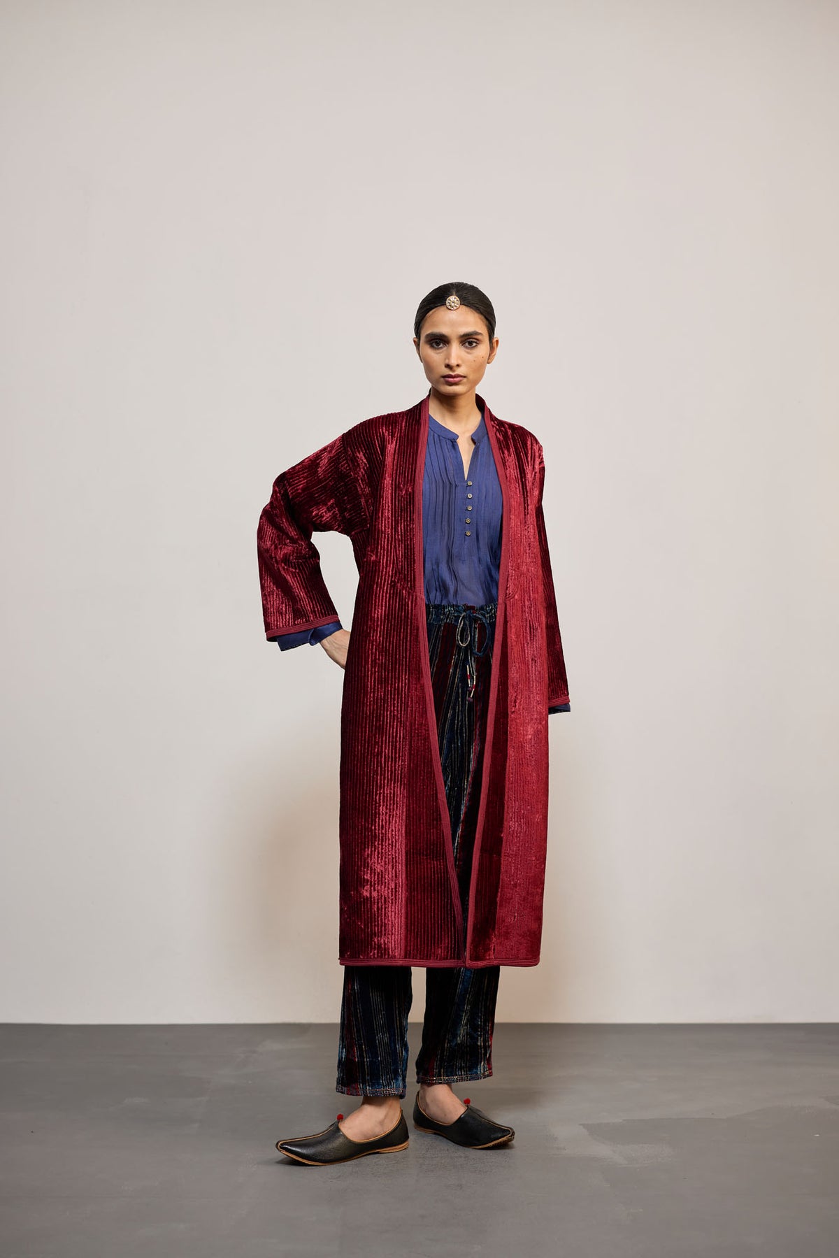 AJA VELVET OXBLOOD (JACKET)