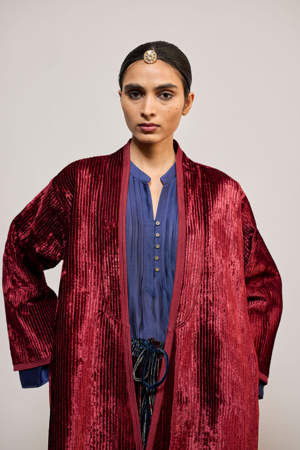 AJA VELVET OXBLOOD (JACKET)