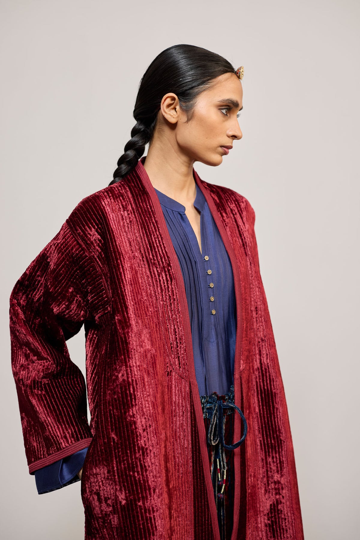 AJA VELVET OXBLOOD (JACKET)