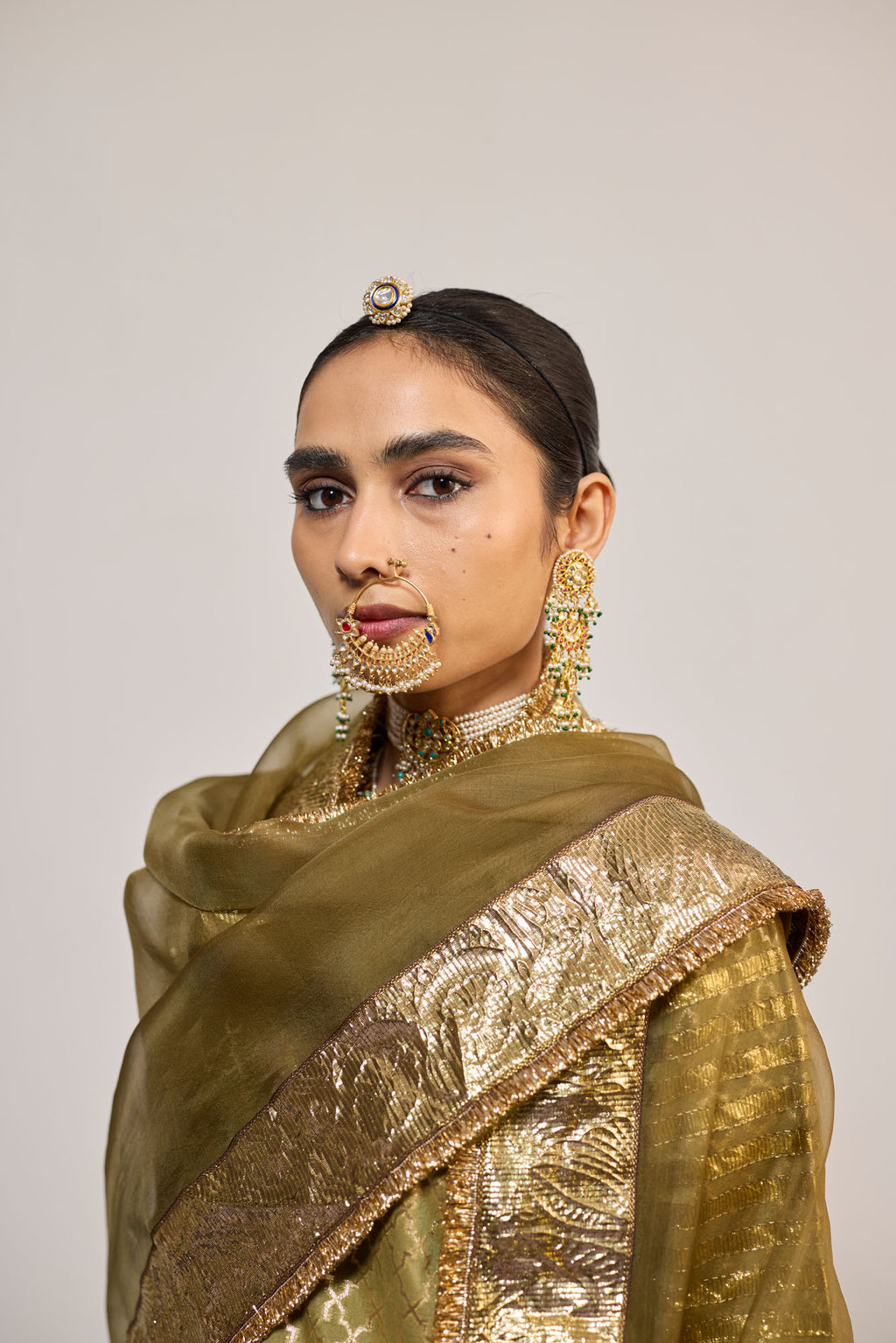 KUNCHA OLIVE (LEHENGA)
