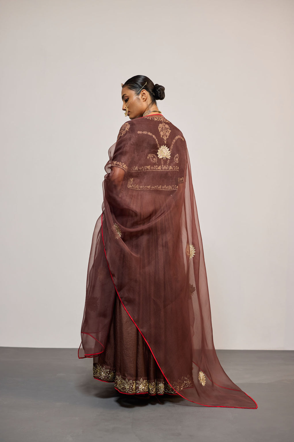BHURIYA BROWN (LEHENGA)