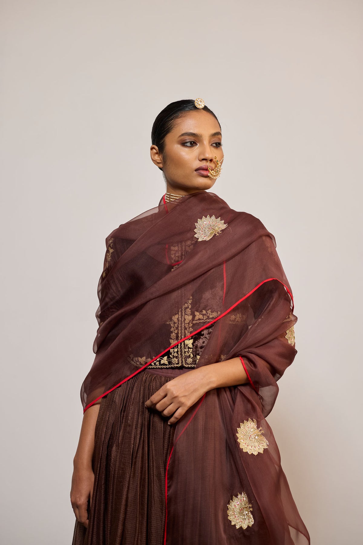 BHURIYA BROWN (LEHENGA)