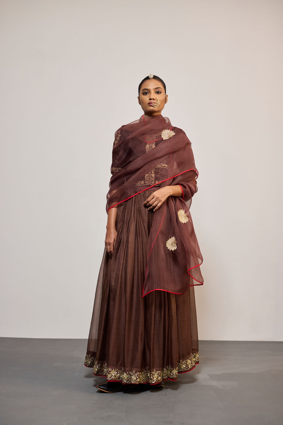 BHURIYA BROWN (LEHENGA)
