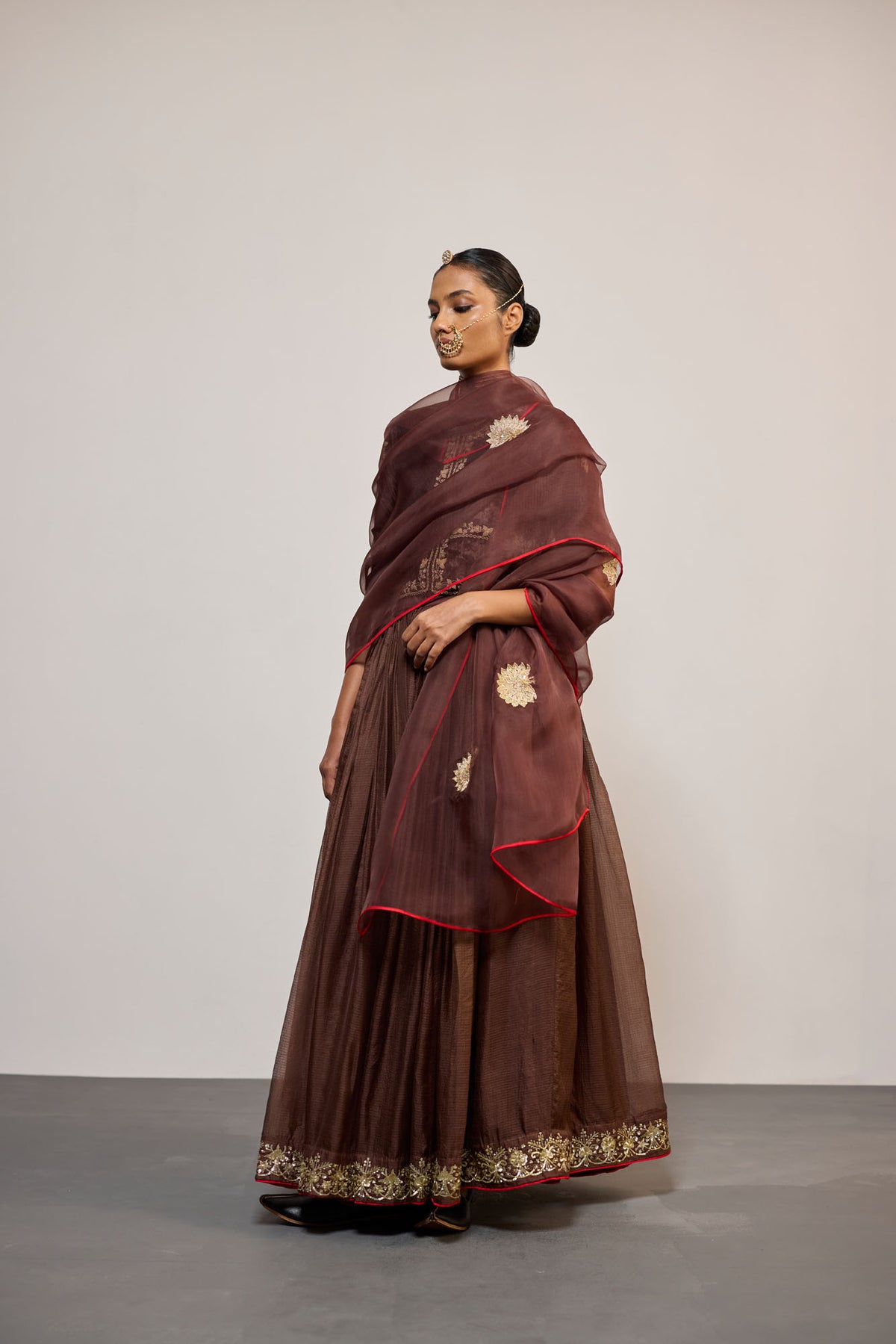 BHURIYA BROWN (LEHENGA)