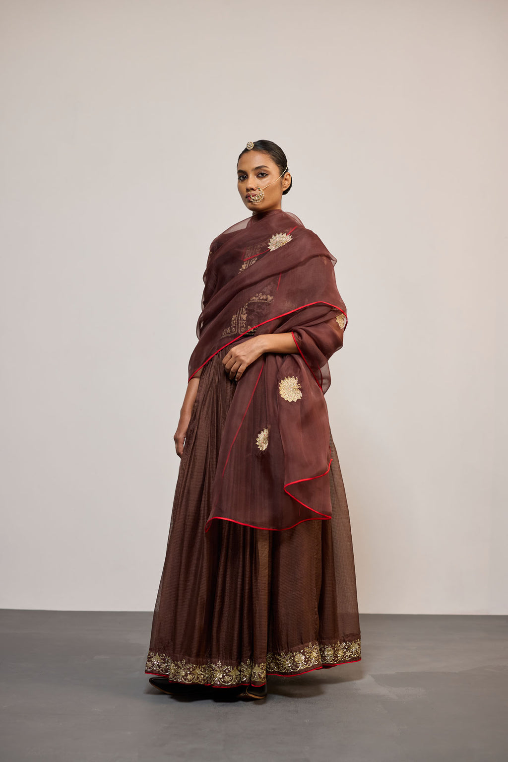 BHURIYA BROWN (LEHENGA)