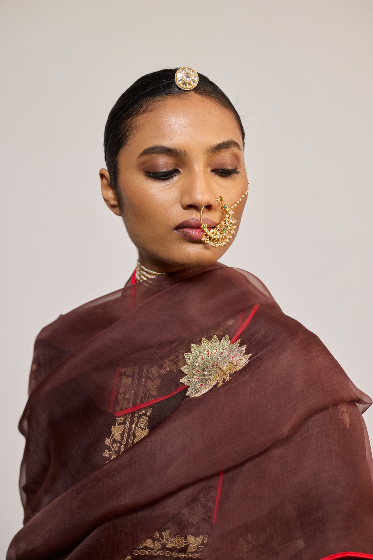 BHURIYA BROWN (LEHENGA)