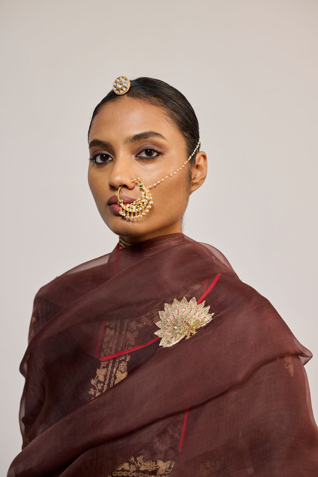 BHURIYA BROWN (LEHENGA)