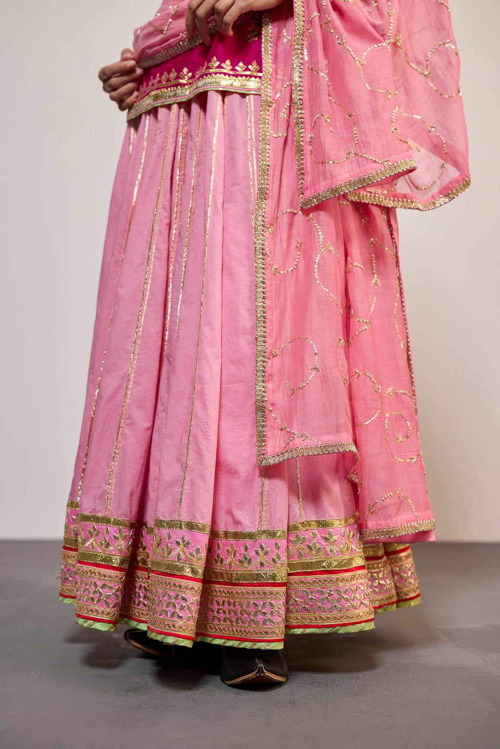 GANGAUR PINK (LEHENGA)