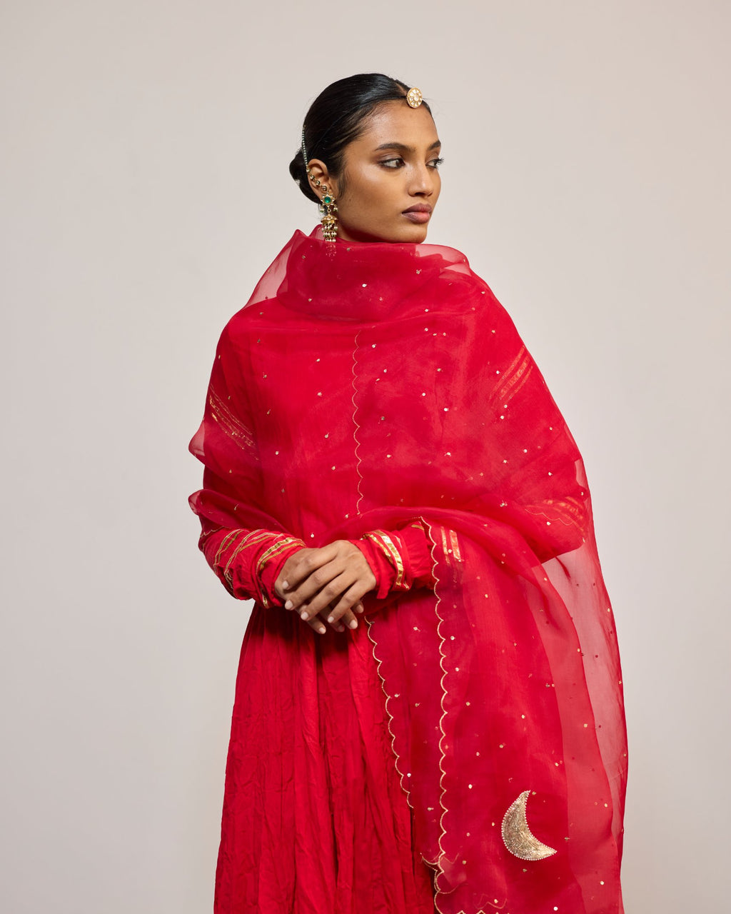 AANDALEEB SINDURI RED (SUIT SET)