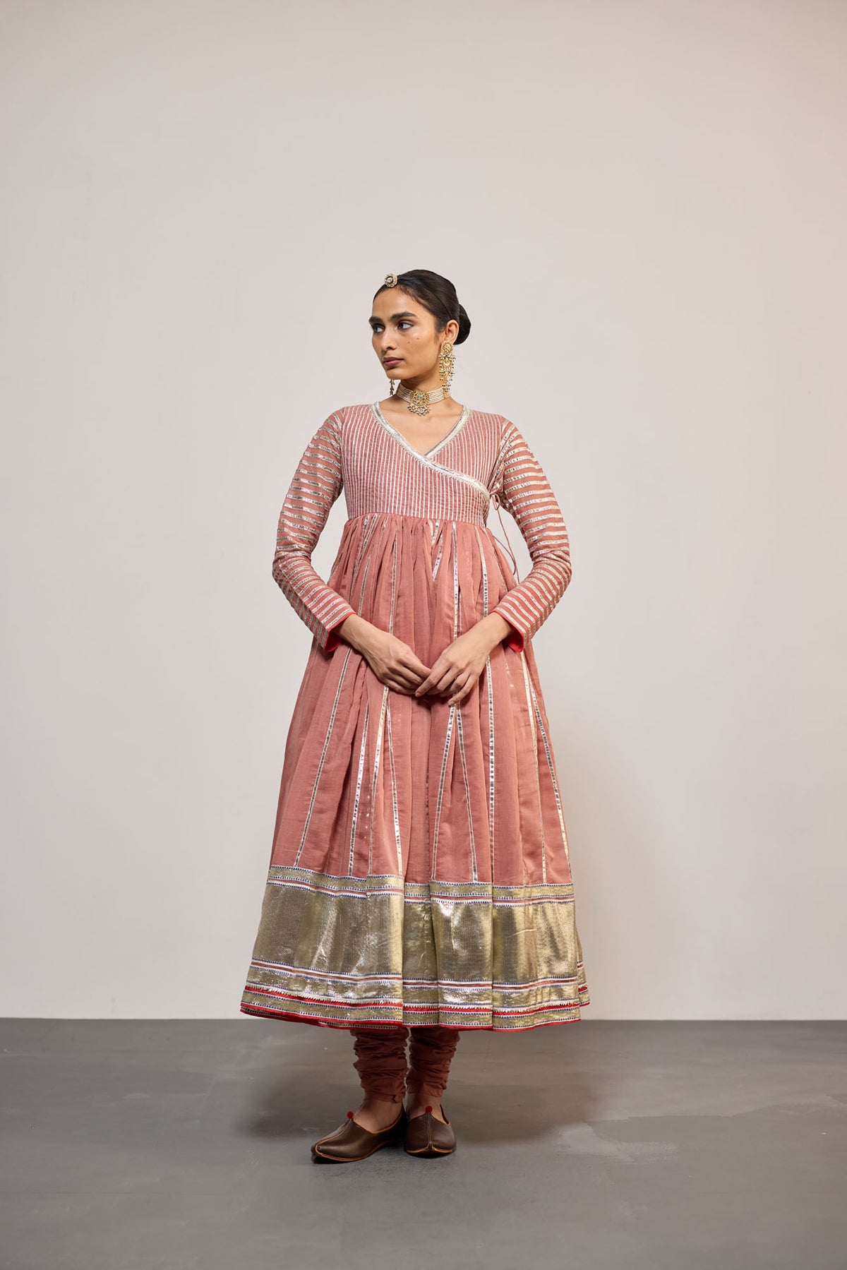 ANGRAKHA OLD ROSE (KURTA)