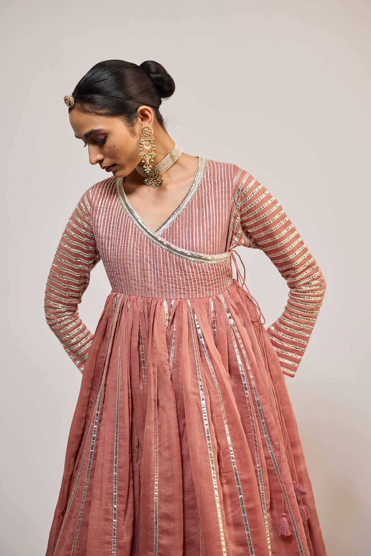 ANGRAKHA OLD ROSE (KURTA)