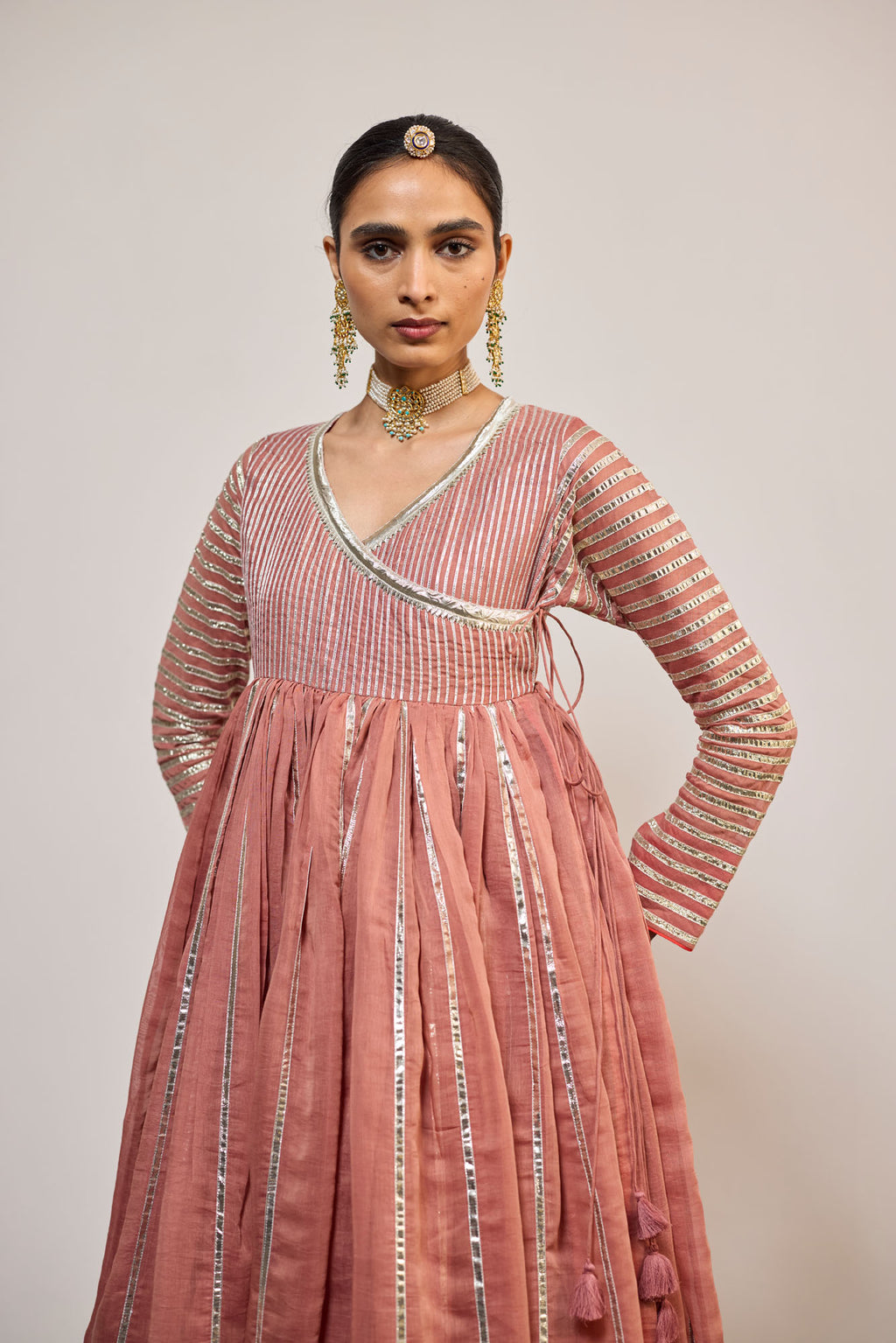 ANGRAKHA OLD ROSE (KURTA)