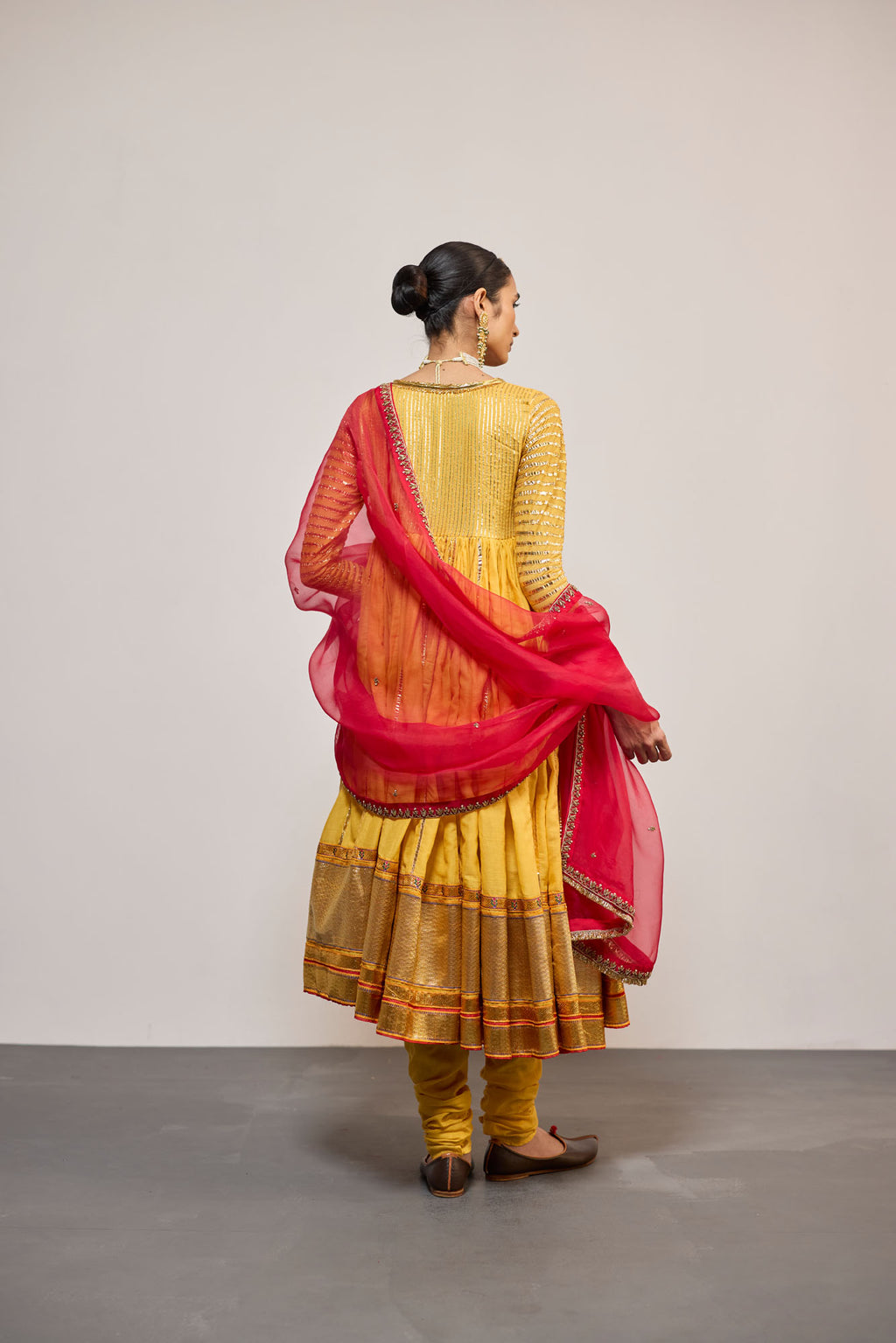 ANGRAKHA KESARIYA (KURTA)