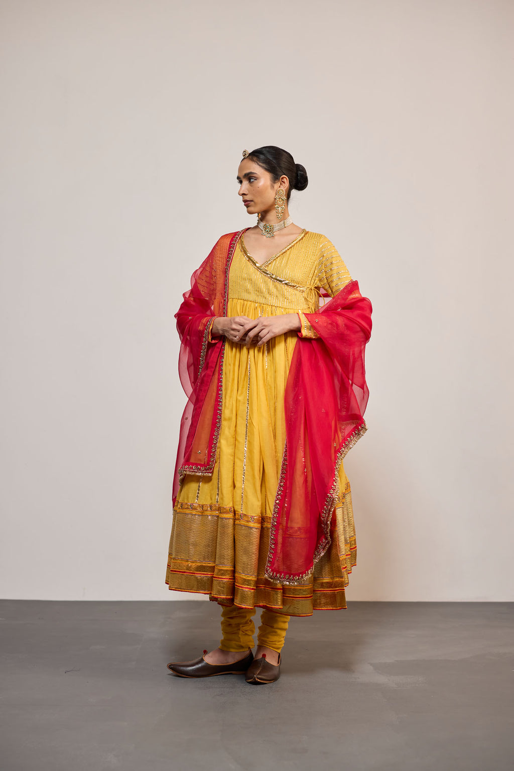 ANGRAKHA KESARIYA (KURTA)