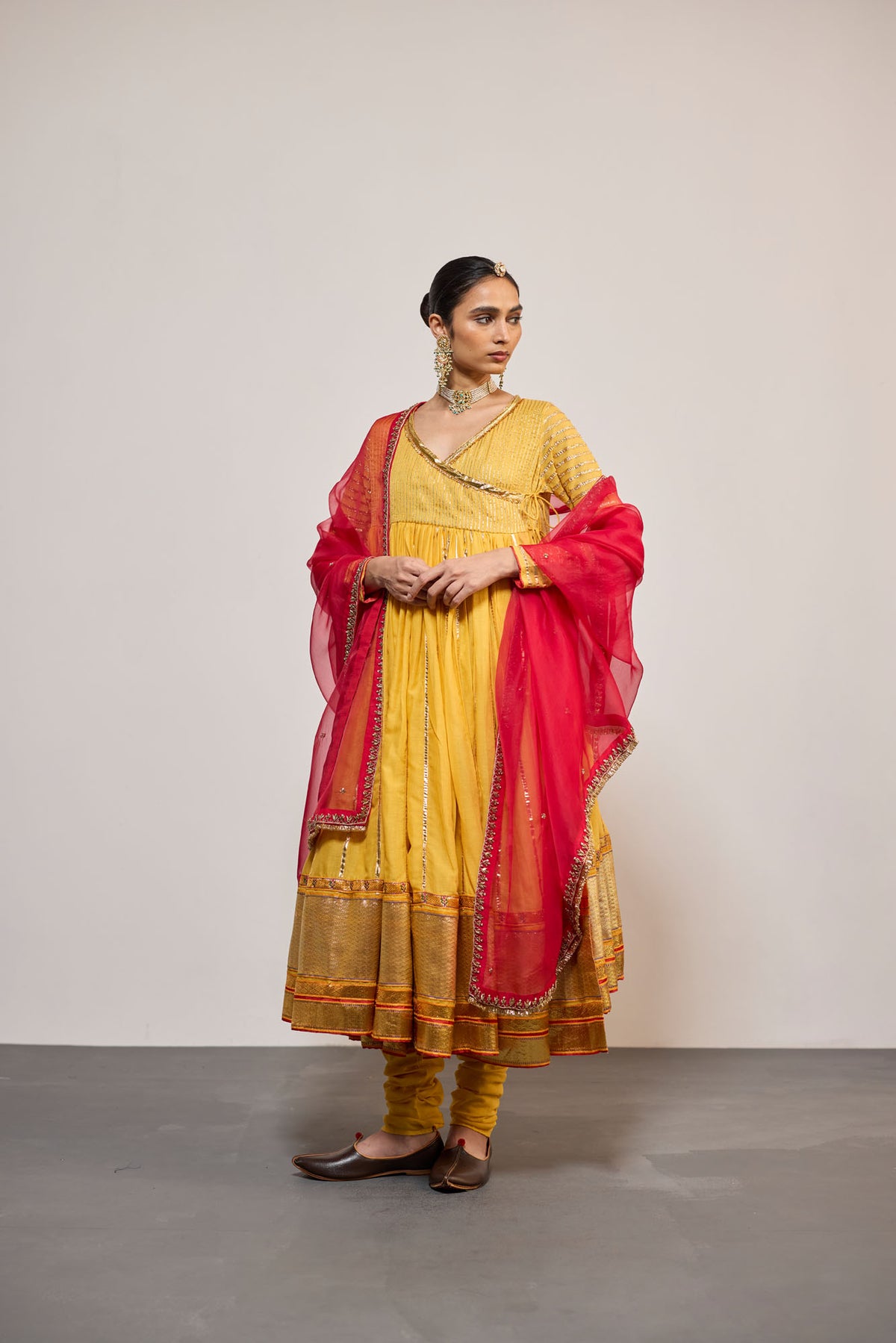 ANGRAKHA KESARIYA (KURTA)