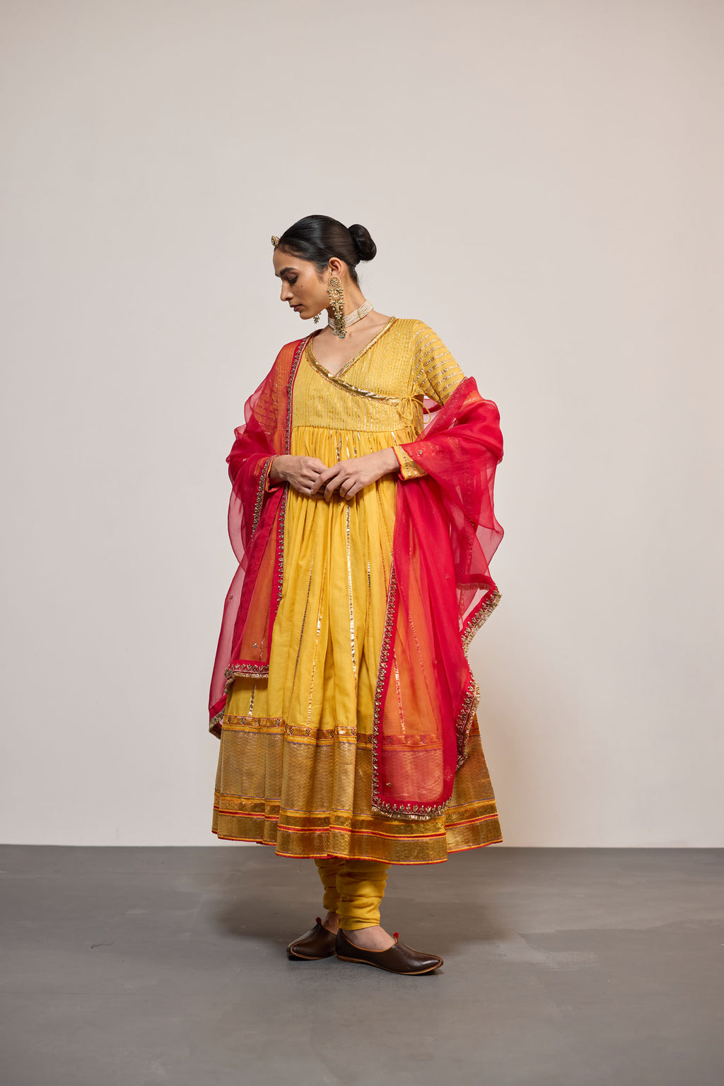 ANGRAKHA KESARIYA (KURTA)