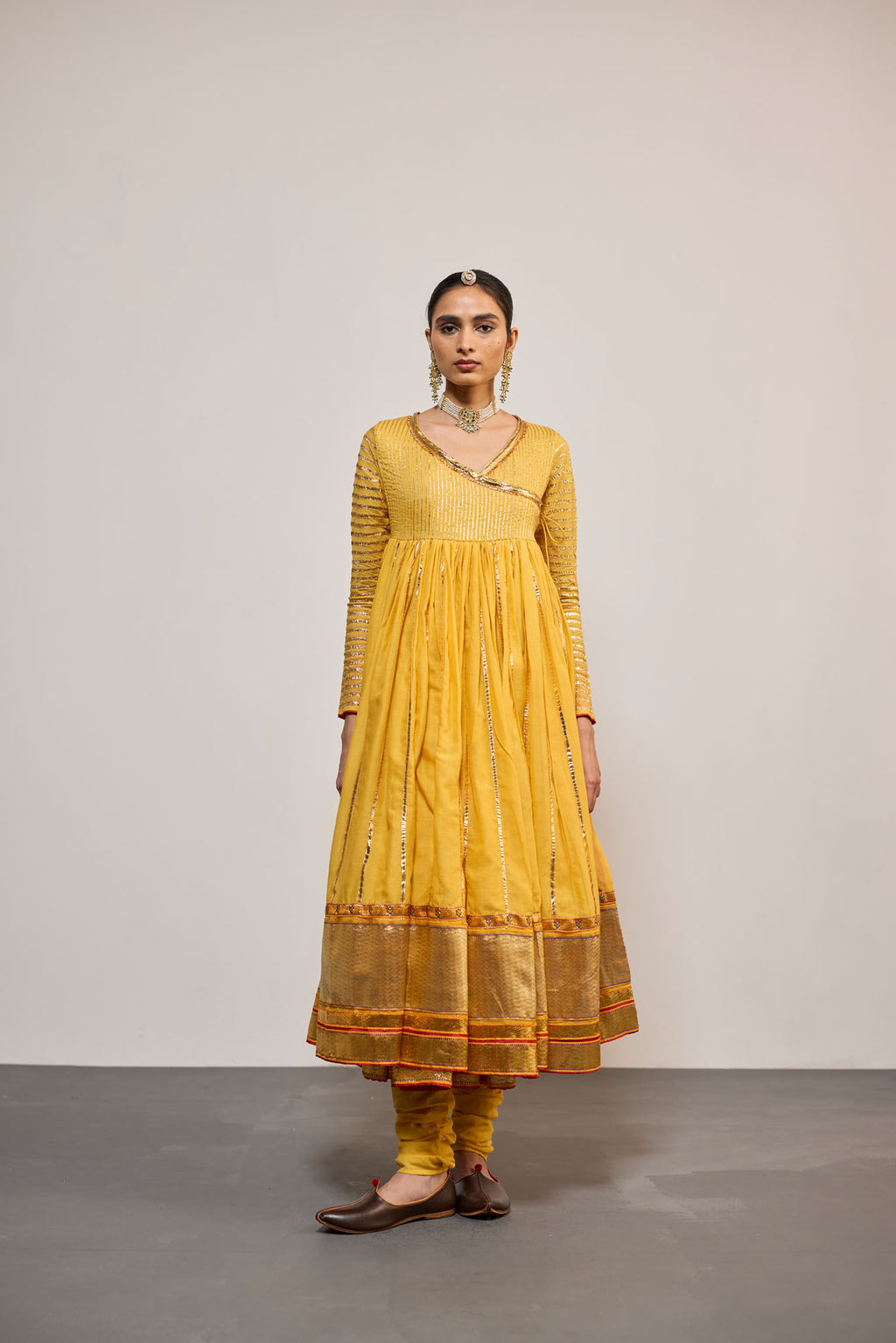 ANGRAKHA KESARIYA (KURTA)
