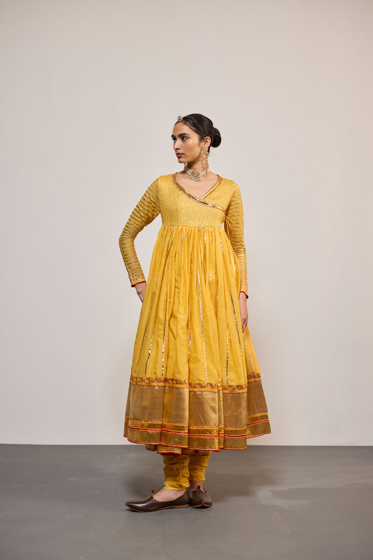 ANGRAKHA KESARIYA (KURTA)