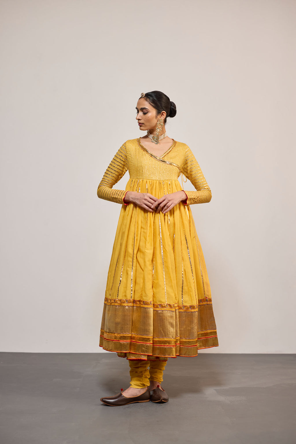 ANGRAKHA KESARIYA (KURTA)