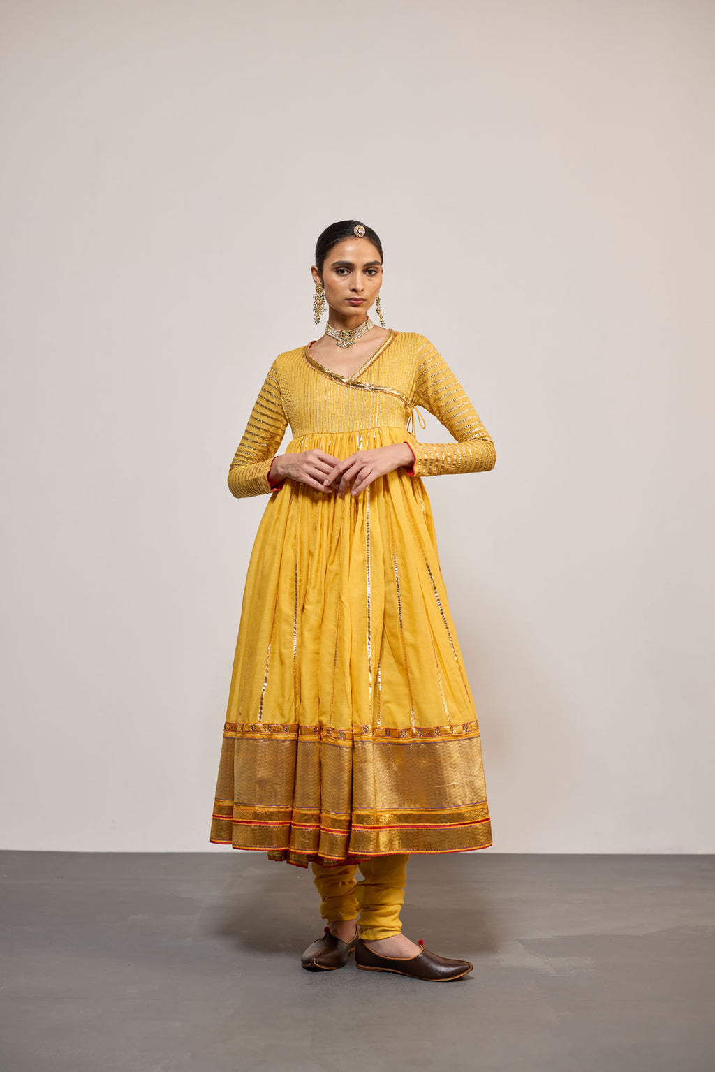ANGRAKHA KESARIYA (KURTA)