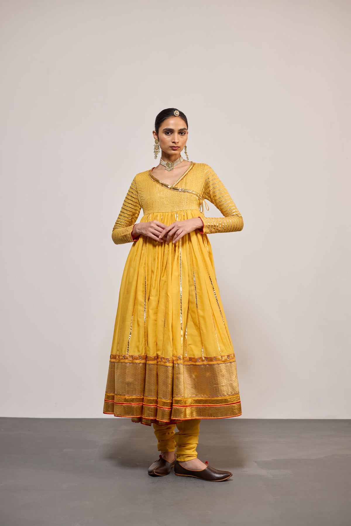 ANGRAKHA KESARIYA (KURTA)