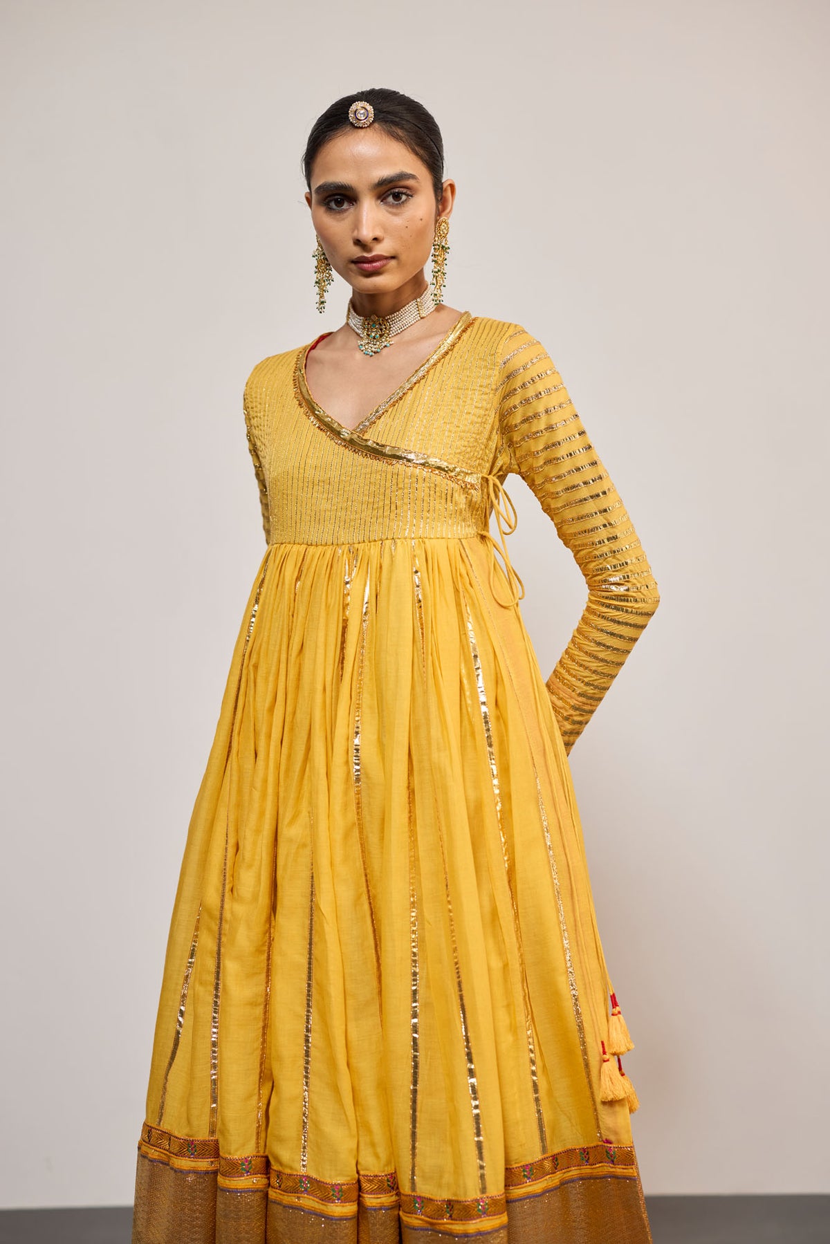 ANGRAKHA KESARIYA (KURTA)