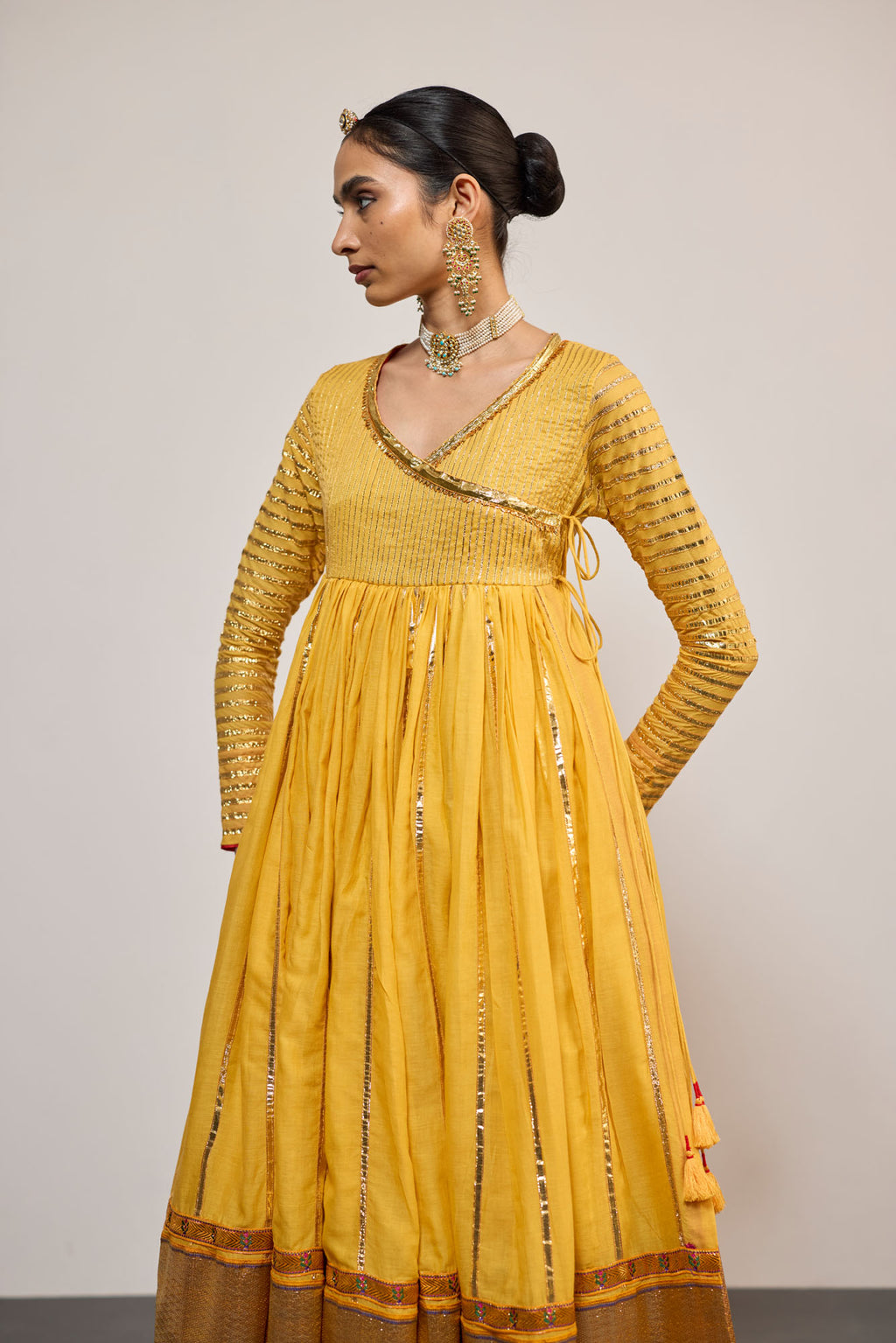 ANGRAKHA KESARIYA (KURTA)